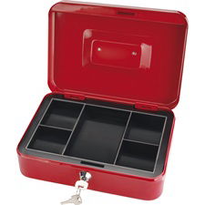 EXTOL Pénzkazetta, 2db kulccsal, változó színekben, festett acél ; 250×180×90/0,8mm termék fő termékképe