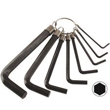 EXTOL Imbuszkulcs készlet.; 8db, (H2-2,5-3-4-5-6-8-10 mm) termék fő termékképe