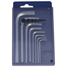 EXTOL Imbuszkulcs készlet 8db ; 2-10mm, szénacél, horganyzott termék fő termékképe
