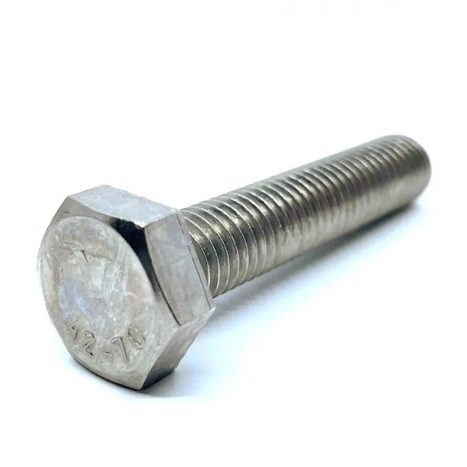 Hatlapfejű tövigmenetes csavar DIN 933 / ISO4017, A2, 5x30 termék fő termékképe