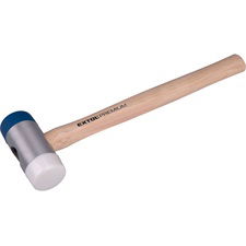 EXTOL Gumikalapács (illesztő kalapács) fa nyéllel, cserélhető gumi fejek; 40 mm, 32 cm termék fő termékképe