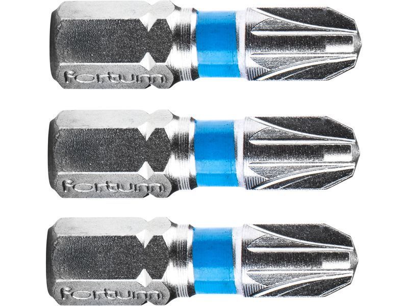 Fortum Behajtóhegy PZ, 3 db, S2 acél; PZ 3×25mm, bliszteren termék fő termékképe