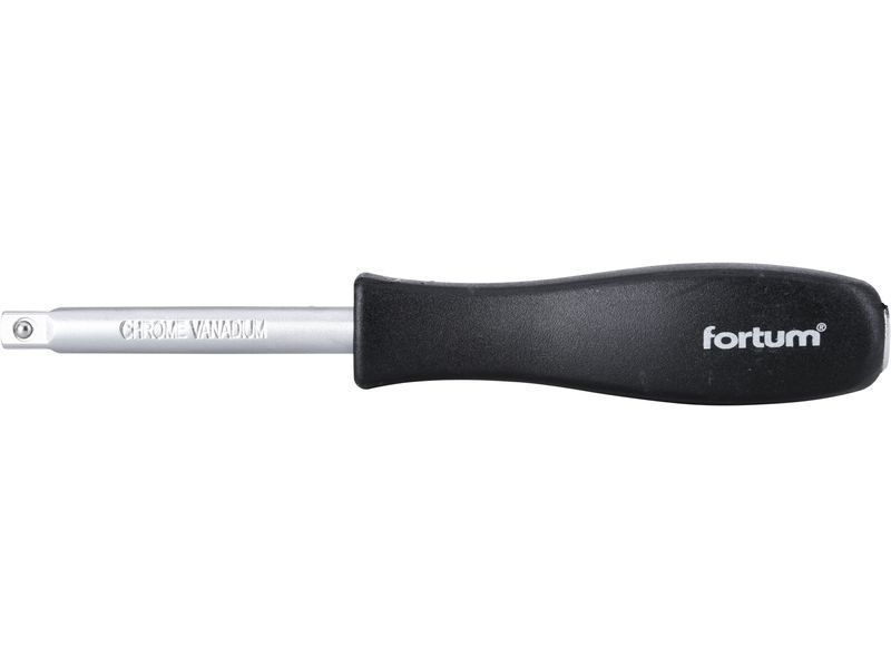 Fortum Csavarhúzó markolat dugófejekhez, 1/4", 150 mm; racsnis karral hajtható termék fő termékképe
