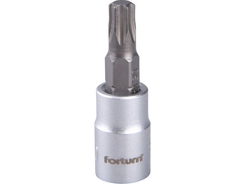 Fortum bitdugófej, torx, 1/4", 61CrV5/S2, mattkróm; TX30 termék fő termékképe