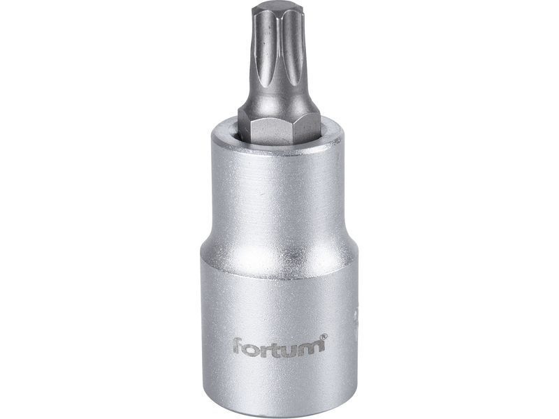 Fortum bitdugófej, torx, 1/2", 61CrV5/S2, mattkróm; TX45, 55mm FORTUM termék fő termékképe