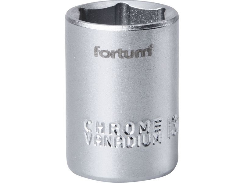 Fortum dugófej, 1/4", 13mm, 61CrV5, mattkróm, 25mm hosszú FORTUM termék fő termékképe