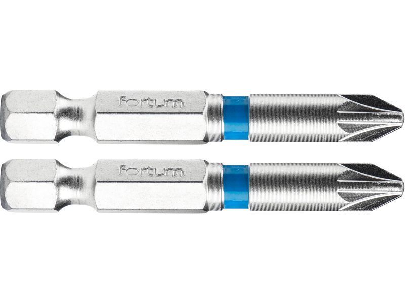 Fortum Behajtóhegy PZ, 2 db, S2 acél; PZ 2×50mm, bliszteren termék fő termékképe