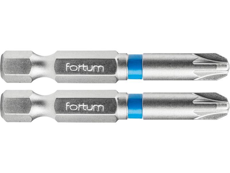 Fortum Behajtóhegy PZ, 2 db, S2 acél; PZ 3×50mm, bliszteren termék fő termékképe