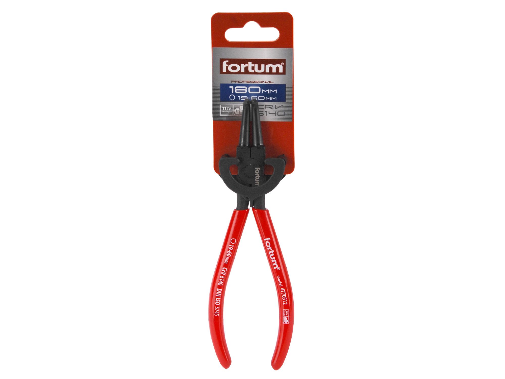 Fortum Zégerfogó, hajlított belső; 140 mm, CV. FORTUM termék fő termékképe