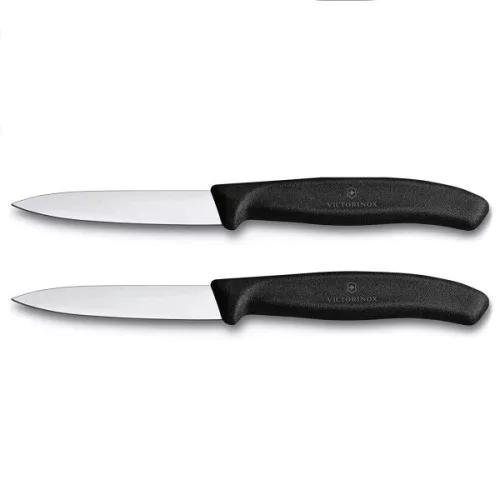 VICTORINOX Swiss Classic hámozókés (8 cm) 2 részes, fekete termék fő termékképe