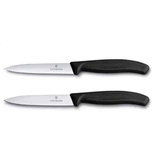 VICTORINOX Swiss Classic késkészlet (10 cm) 2 részes, fekete termék fő termékképe