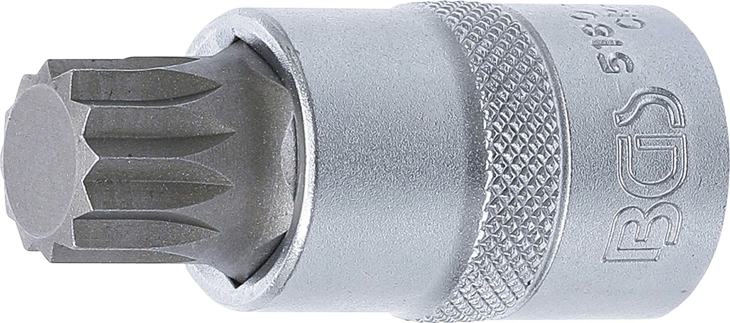 BGS Rátűzőkulcs - crowa+bit 1/2" XZN - Spline M17 x 60 mm termék fő termékképe