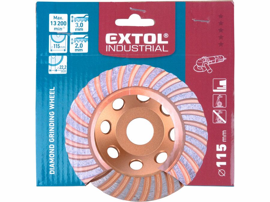 M.Extol Gyémántcsiszoló korong 115mm termék fő termékképe