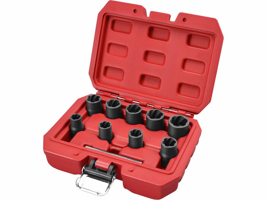 EXTOL Csavarkiszedő klt. 3/8" 9db-os termék fő termékképe