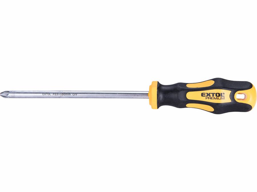 EXTOL Csavarhúzó, PZ, CV., mágneses  PZ3×150mm termék fő termékképe