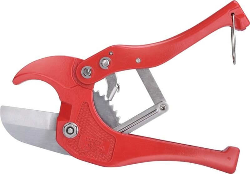 EXTOL Műanyagcső vágóolló, max: 42mm, (PVC, PP, PE, PEX, PB, PVDF csövekhez) termék fő termékképe