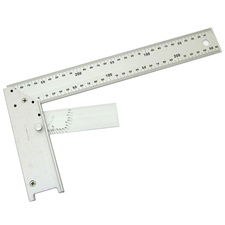 Asztalos derékszög, alumínium ; állítás:0-90fok 300mm termék fő termékképe