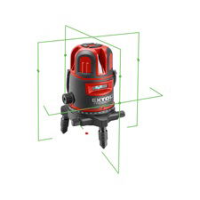EXTOL Automatikus lézeres vízszintező, ZÖLD, 1H4V6D (1 horizontális+ 4 vertikális+ 6 pont) pontosság:0,3 mm/1m termék fő termékképe