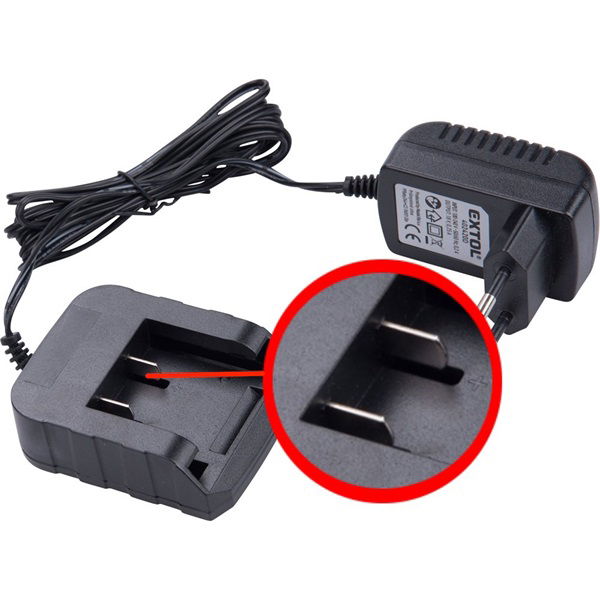 EXTOL Akkutöltő ÚJABB TÍPUSÚ 402420 Li-ion akkuhoz, 3 SARU; 16V, töltési idő: 5,5 óra termék fő termékképe