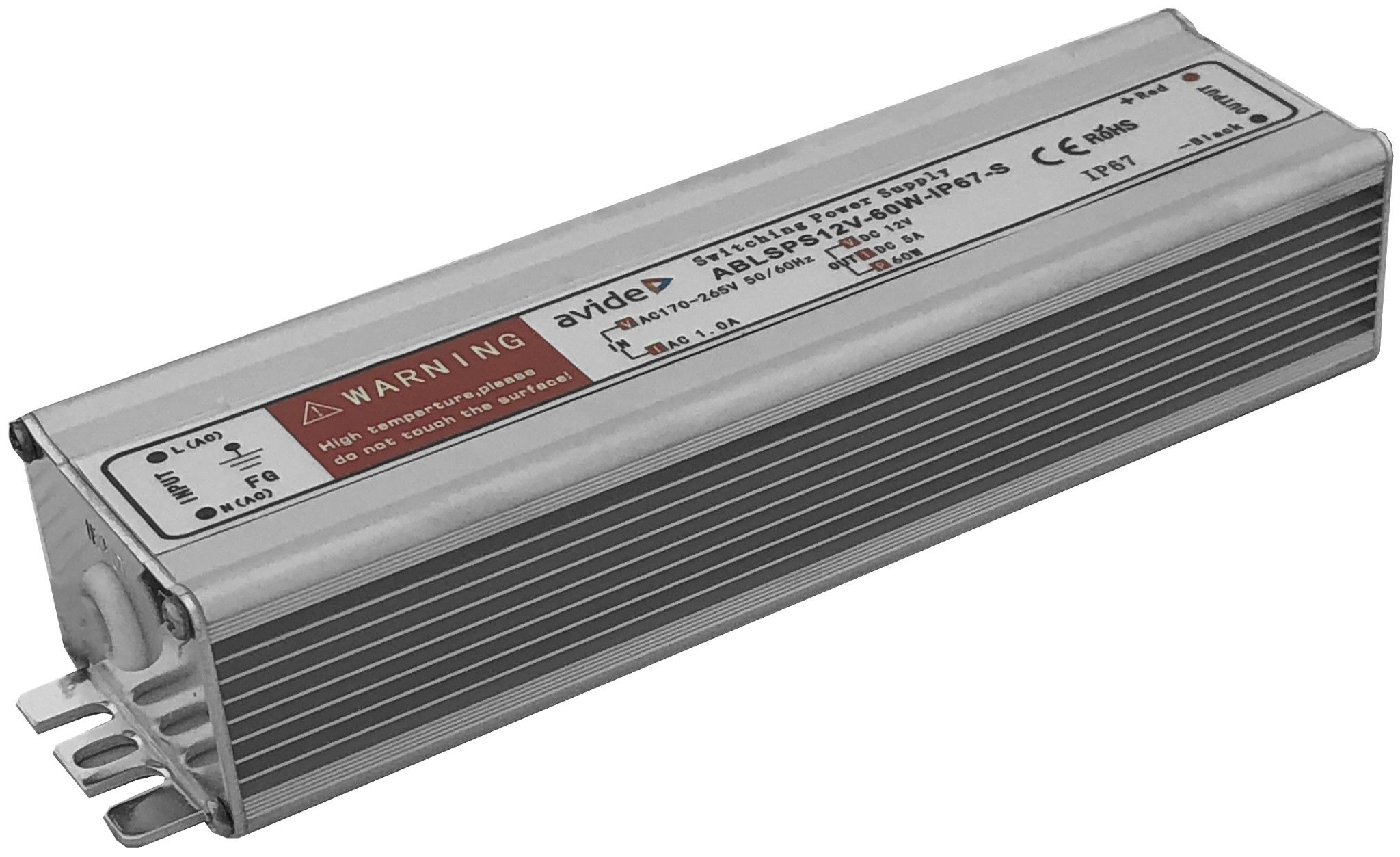 Avide LED Szalag 12V 60w IP67 Slim Tápegység termék fő termékképe