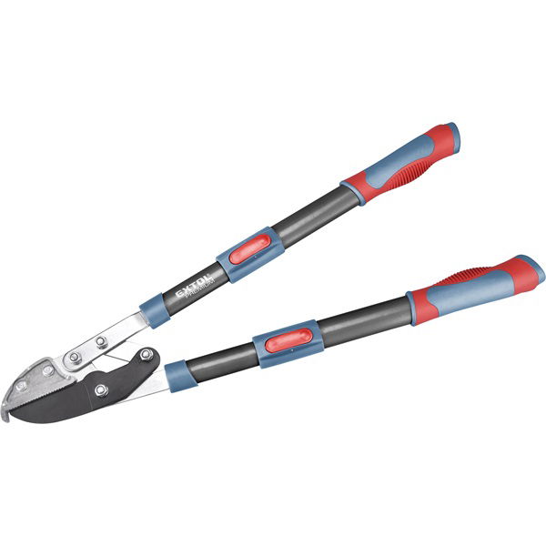 EXTOL Ágvágó olló; rávágó, tapadásmentes él, max.45mm vágás, teleszkópos ellipszis ALUnyél, gumírozott fogantyú, 670-940 mm termék fő termékképe