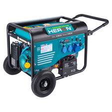 HERON Benzin-gázmotoros áramfejlesztő, 8000 VA, 230 V, ATS előkészítéssel termék fő termékképe