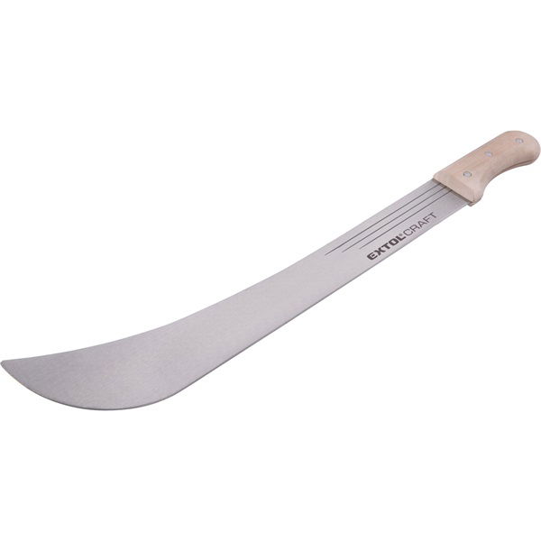 EXTOL Bozótvágó kés (machete), teljes/penge hossz: 650/500 mm, nyél: fa termék fő termékképe