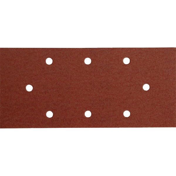 EXTOL Csiszolópapír, lyukas készlet 10db, 93×230 mm, 8 db lyukkal, P40, 407114, 407115-höz termék fő termékképe