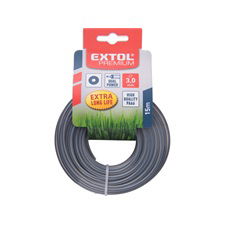 EXTOL Damil szegélynyíró géphez 2,4 mm, kör keresztmetszetű, fekete közép/dual power, 15m termék fő termékképe