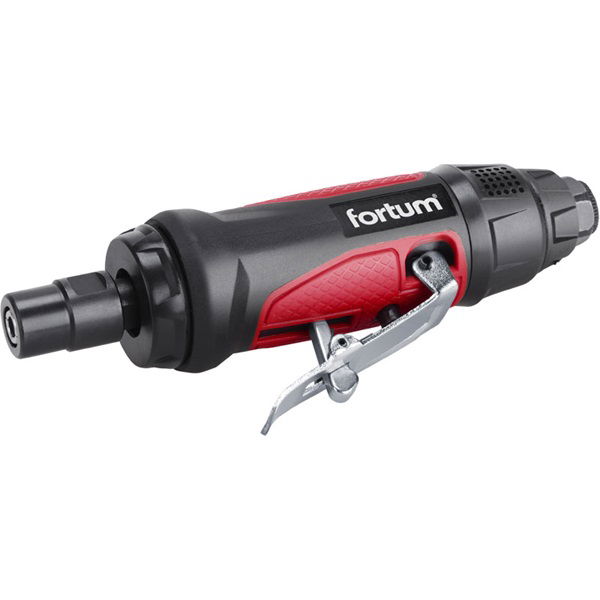 Fortum Pneumatikus furatköszörű, 170 mm hossz., 1/4"; (6 és 3 mm befogás), 25.000 1/min, 120l/min, 6,3 Bar, 1/4" csatl., 0,4 kg termék fő termékképe
