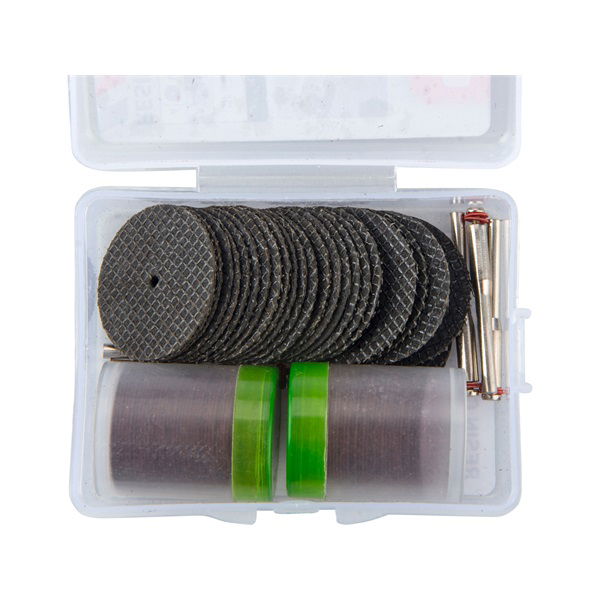 EXTOL Mini vágó- és daraboló készlet 3,2 mm befogás, 100 db, 2 féle vágófej termék fő termékképe