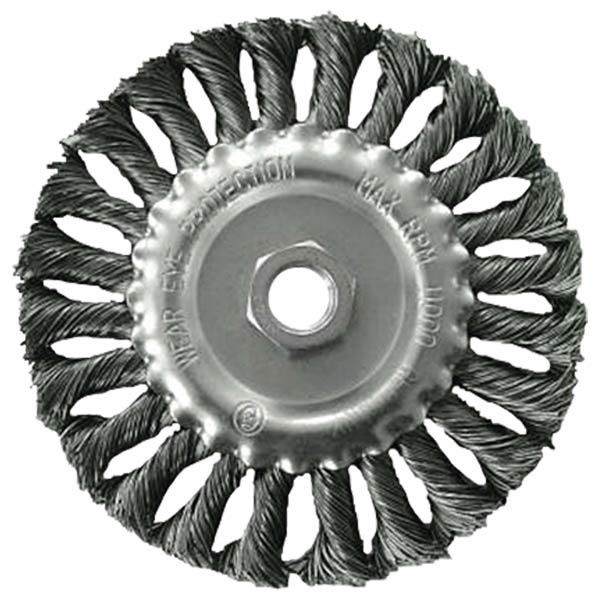 EXTOL Drótcsiszoló körkefe sodort, M14×2 sarokcsiszolóra; 125mm, ford.: 12500/perc termék fő termékképe