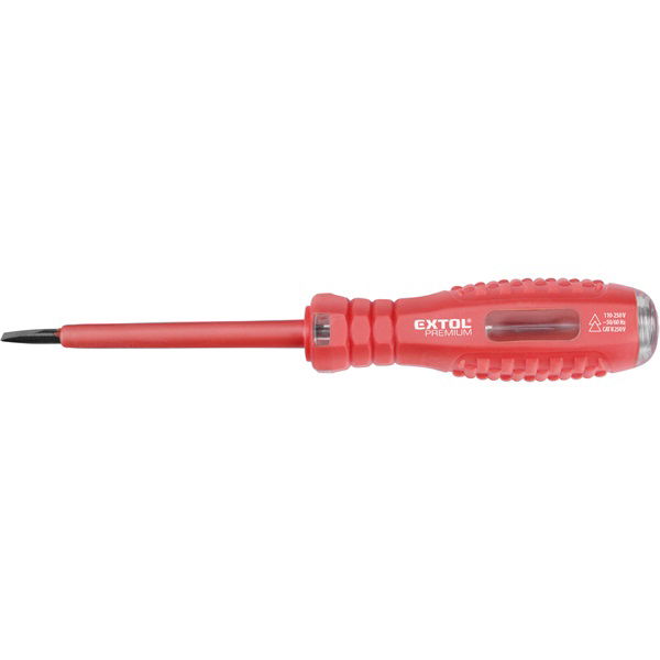 EXTOL Fáziskereső, 80-250V, 160mm, lapos hegyű, CE termék fő termékképe