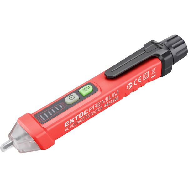 EXTOL Fáziskereső, érintés nélküli (feszültségvizsgáló) 12-1000V AC, 156 mm, CE termék fő termékképe