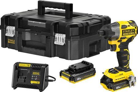 STANLEY 18V-OS KEFENÉLKÜLI ÜTVECSAVAROZÓ KOFFERBEN FMC647D2T termék fő termékképe