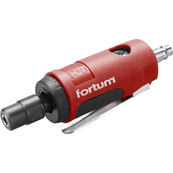 Fortum Pneumatikus furatköszörű, 125 mm hossz.,1/4"; (6 és 3 mm befogás), 25.000 1/min, 127 l/min, 6,3 Bar, 1/4" csatl., 0,36kg termék fő termékképe