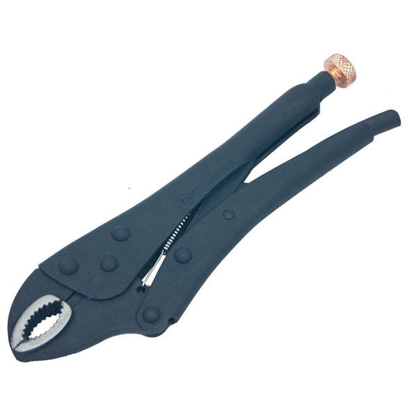 EXTOL Gyorsszorító fogó, erősített, fekete; 220mm, CV. termék fő termékképe