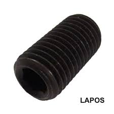 Lapos végű belsőkulcsnyílású hernyócsavar	 DIN913 / ISO4026, 45H natúr, M3x6 termék fő termékképe