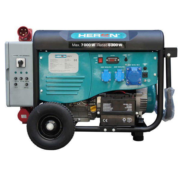 HERON 421 GREY; háromfázisú hálózatba köthető 1 fázisú; 6,8 kVA-es vészhelyzeti áramfejlesztő termék fő termékképe