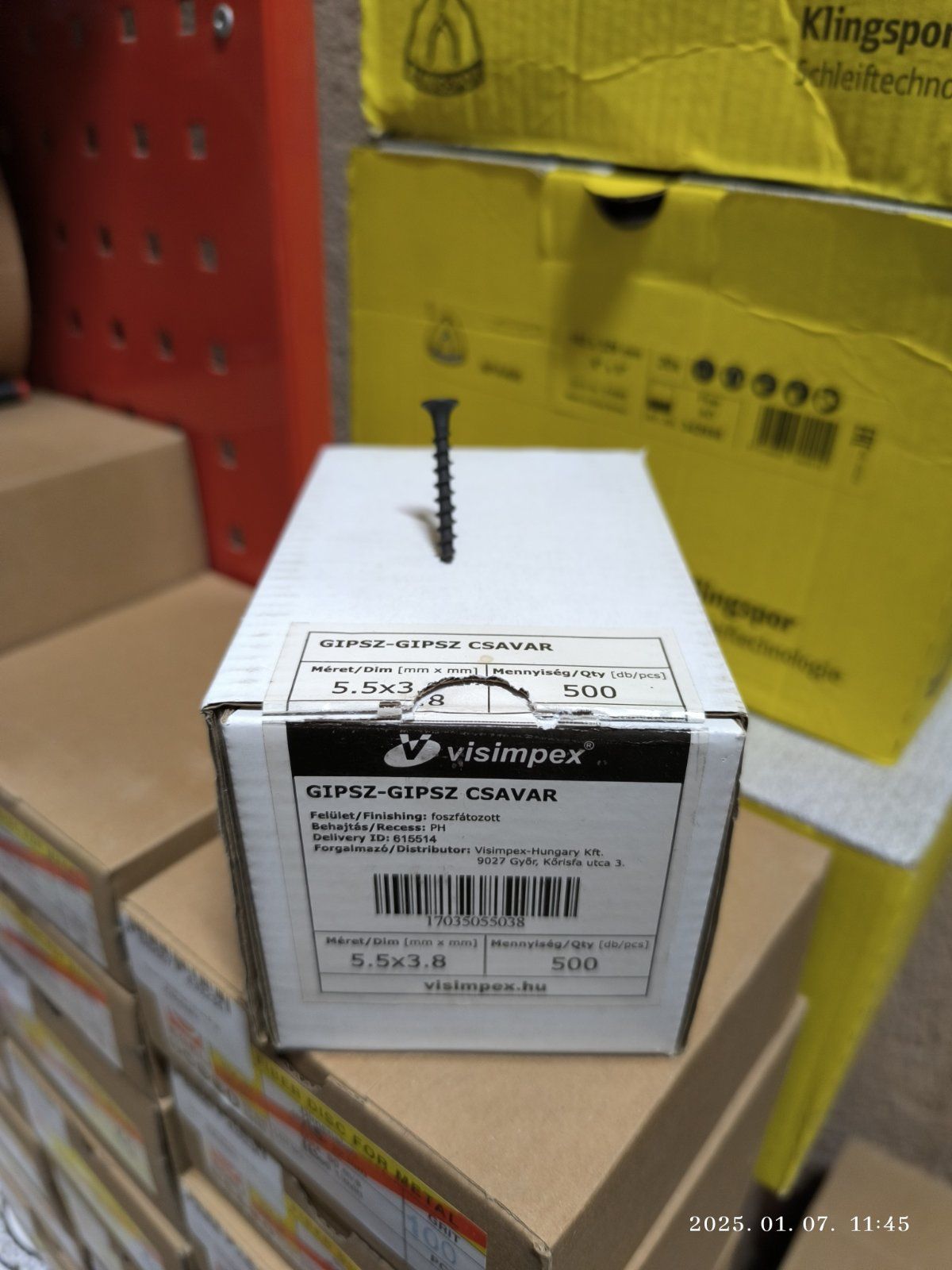 Gipsz-gipsz cs. SF PH PHO 5,5x38 termék fő termékképe