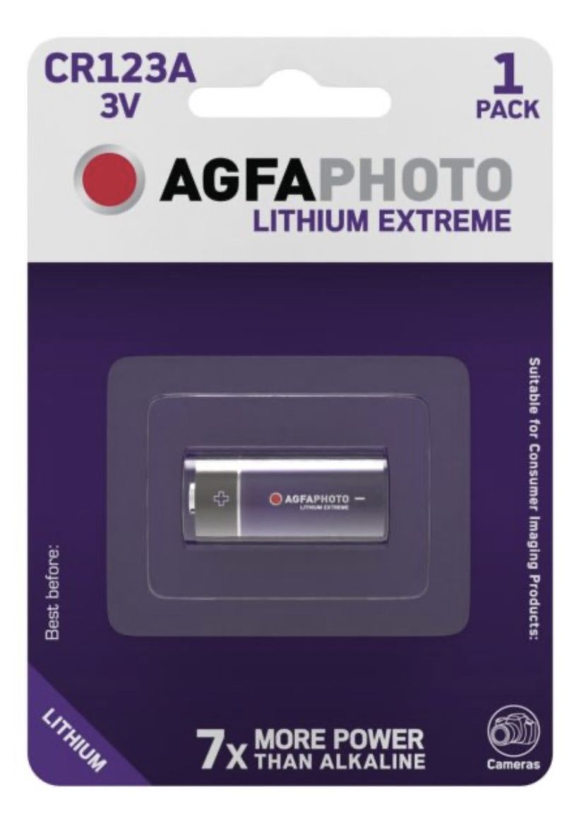 AgfaPhoto Fotóelem 3V CR123A, 1 db-os termék fő termékképe