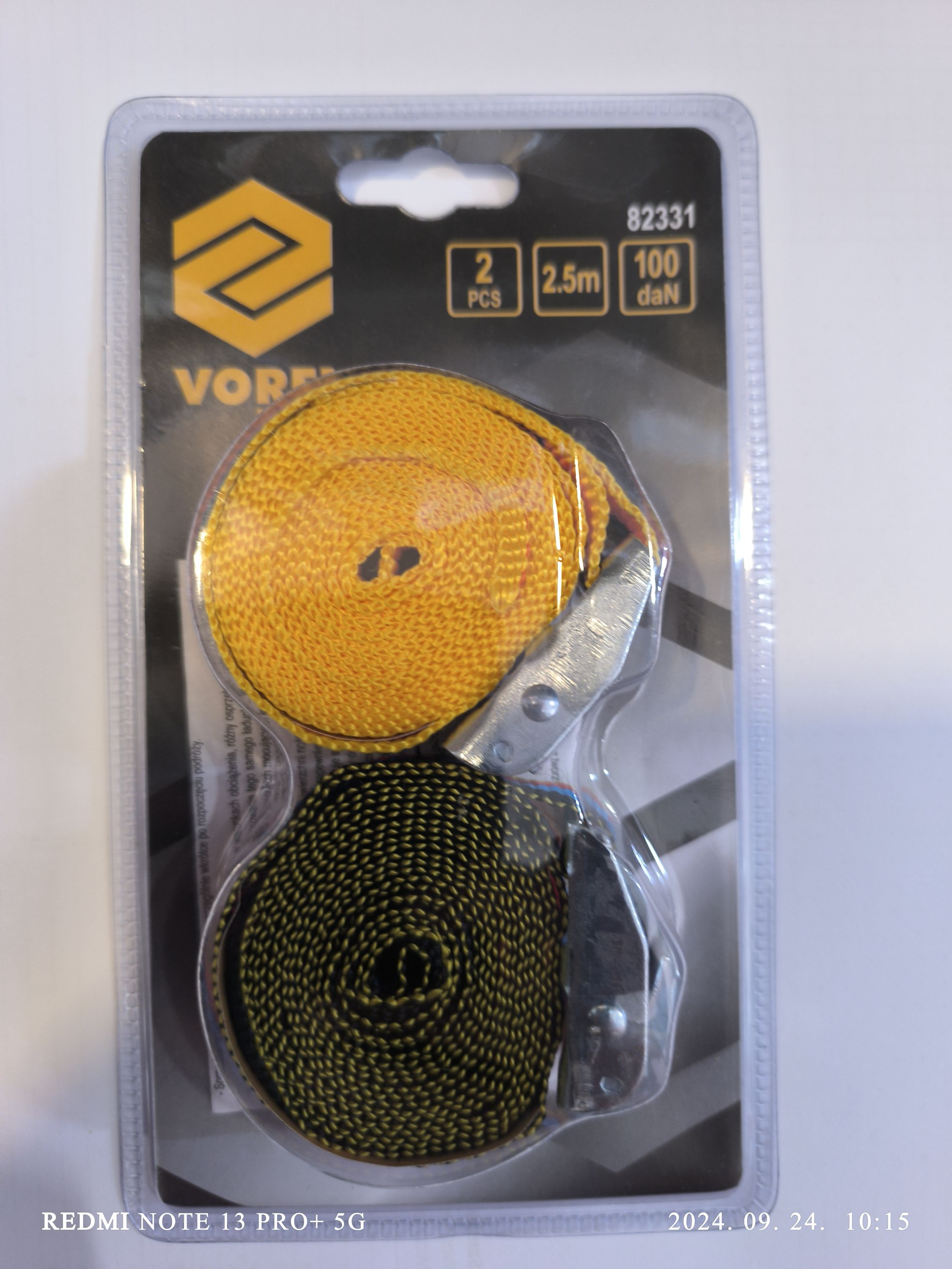 Vorel Rakományrögzítő 2,5m 2db/csomag termék fő termékképe