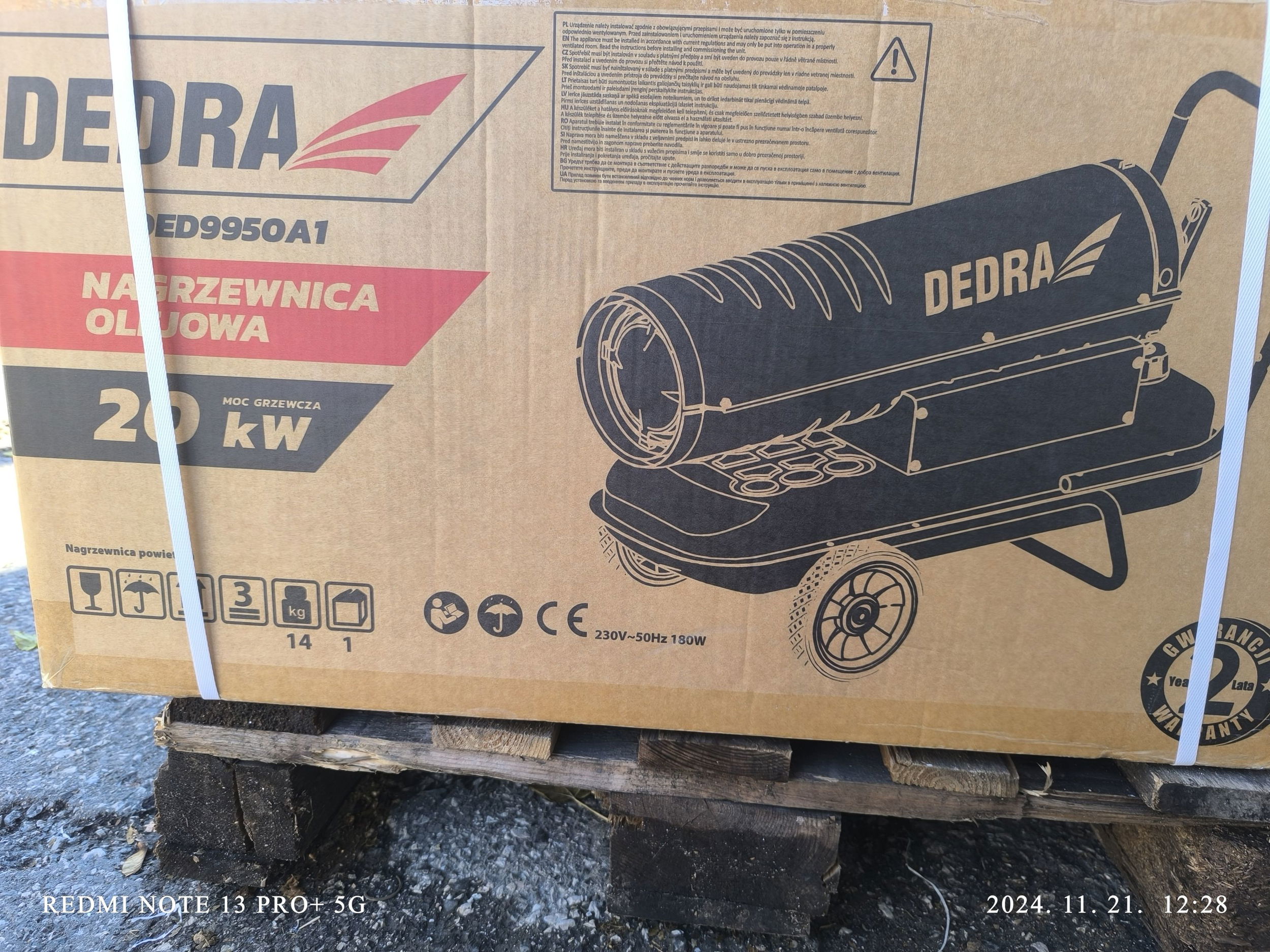 DEDRA Olajfűtés 20KW termék fő termékképe