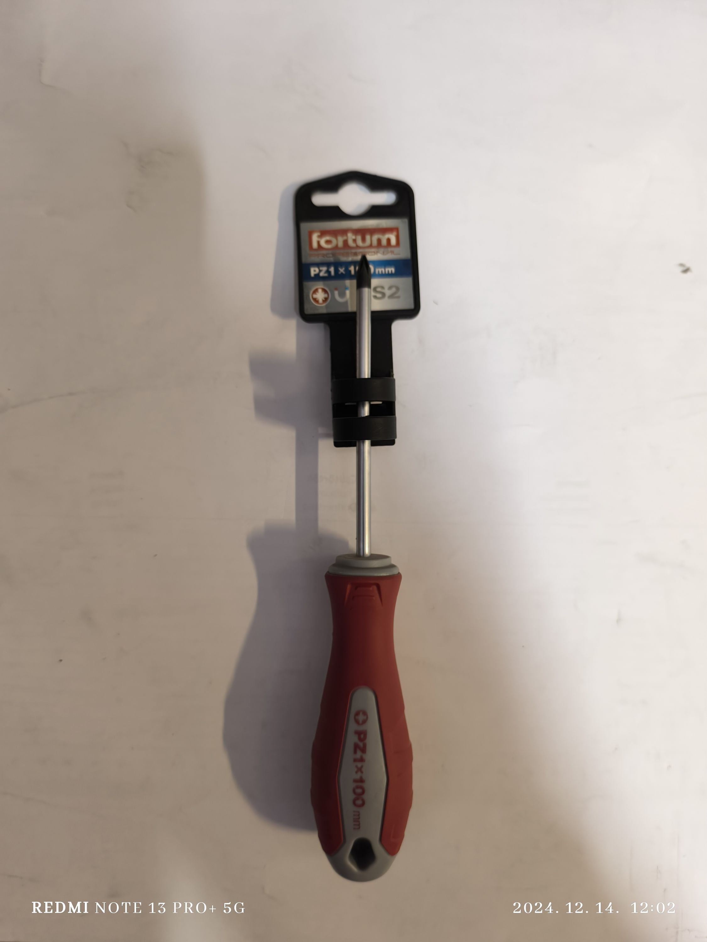 FORTUM Csavarhúzó PZ1x100mm mágneses termék fő termékképe