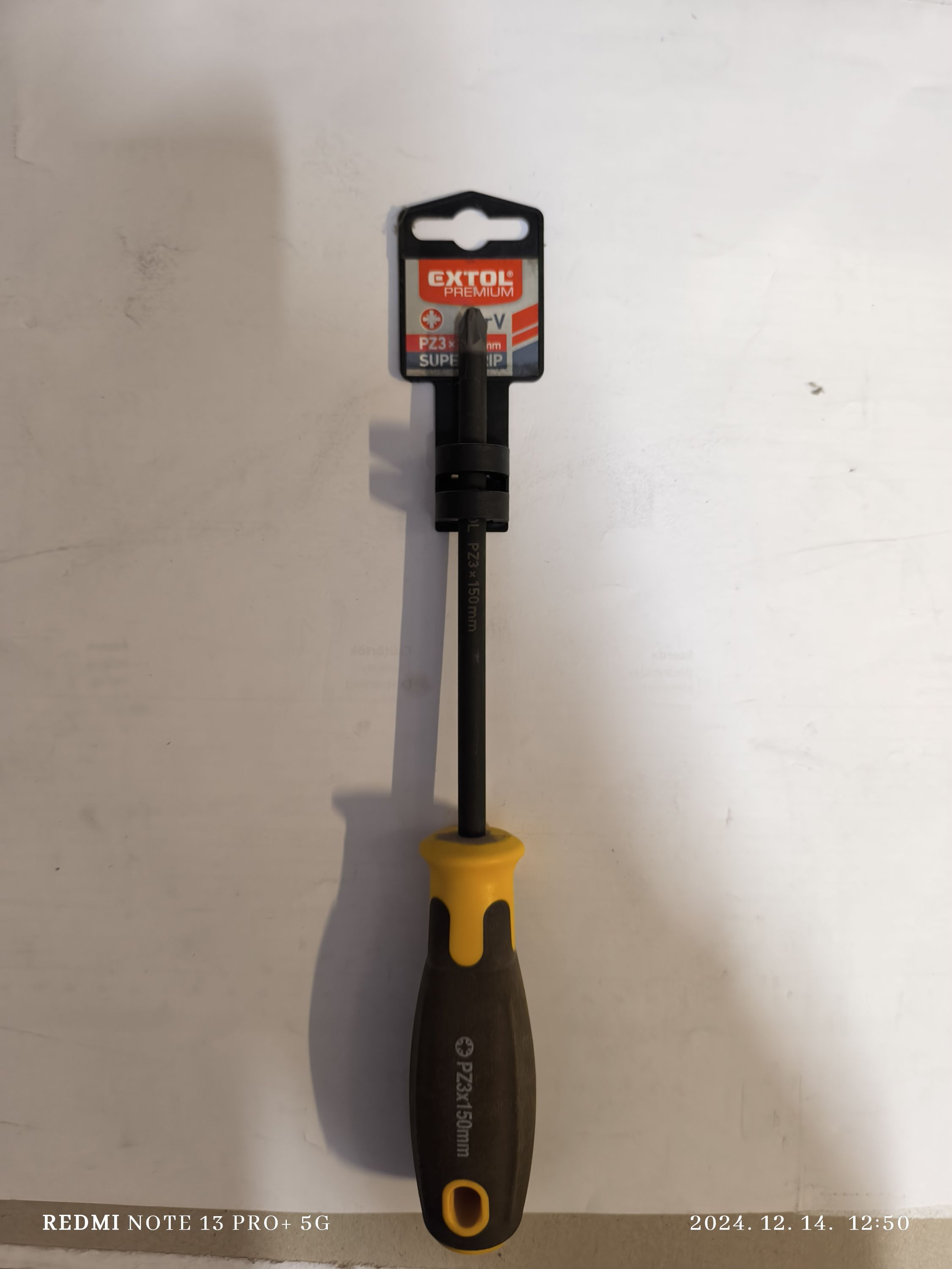 EXTOL PREMIUM Csavarhúzó PZ3x150mm termék fő termékképe