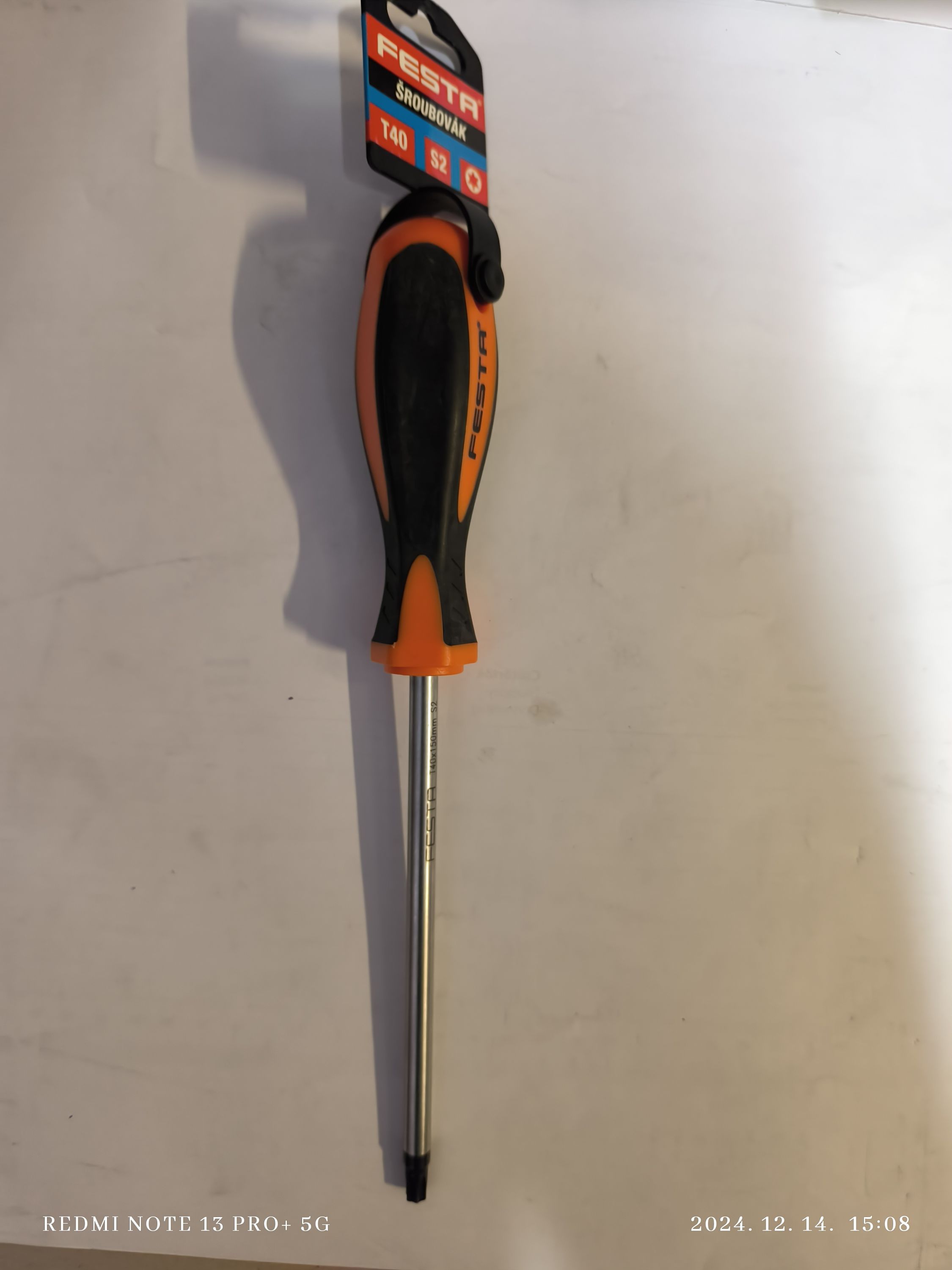 FESTA Csavarhúzó Torx T40x155mm mágneses termék fő termékképe