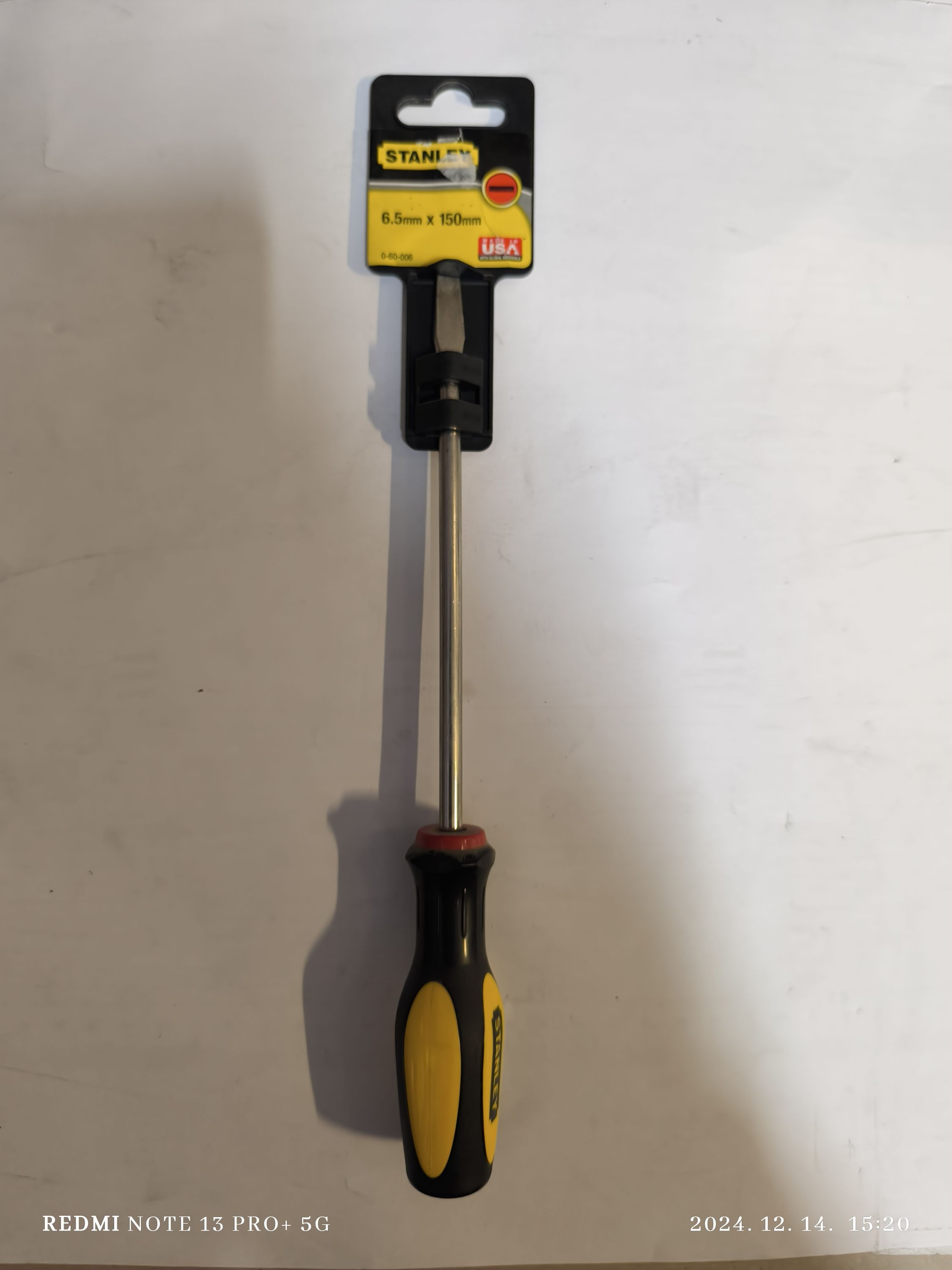 STANLEY Csavarhúzó lapos 6.5x150mm termék fő termékképe