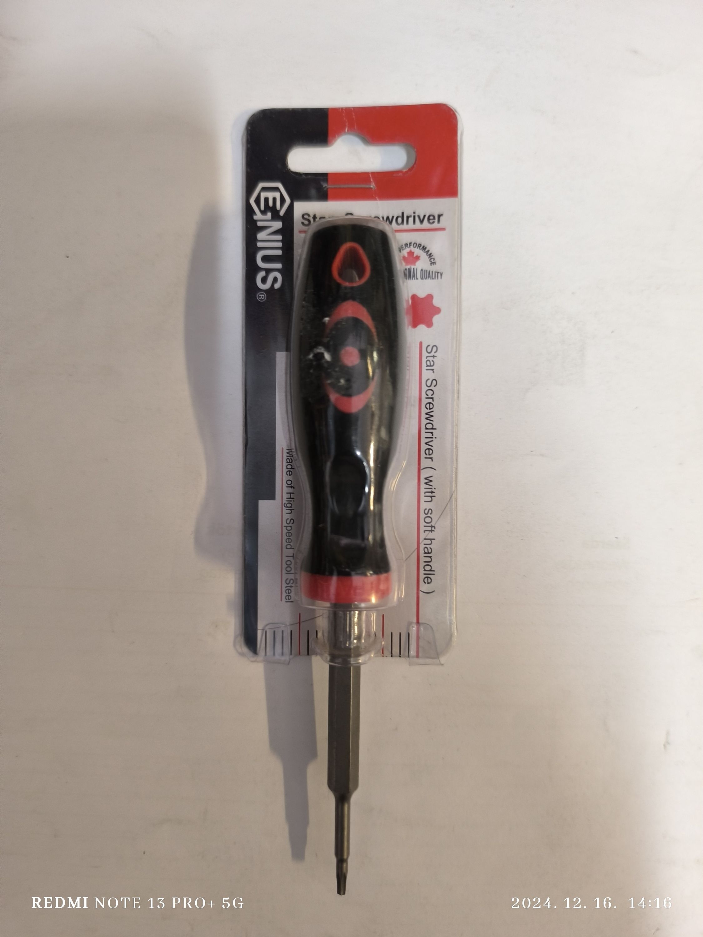 GENIUS Csavarhúzó TORX T-8x70mm termék fő termékképe