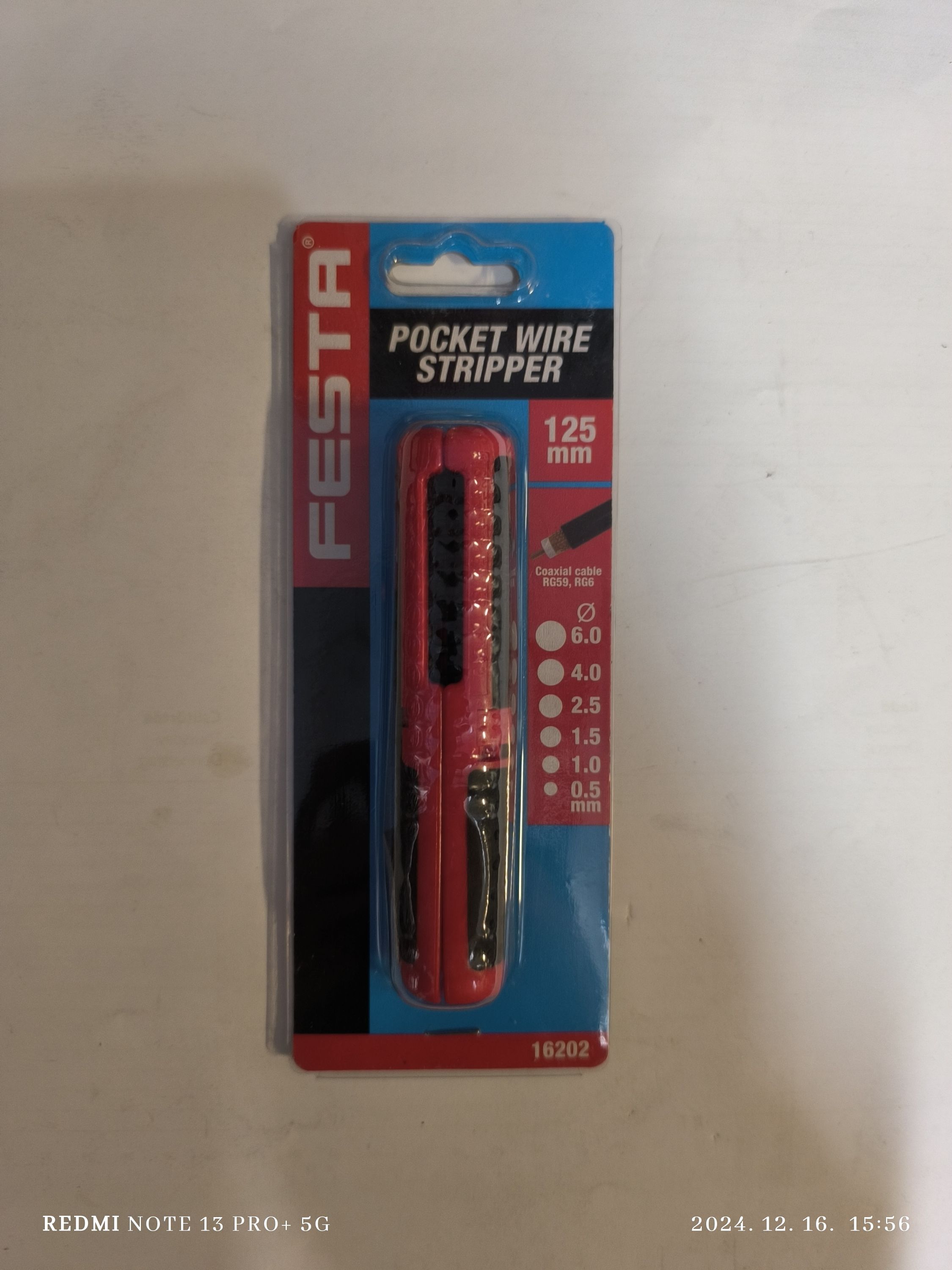 FESTA Univerzális kábelcsupaszító 125mm termék fő termékképe