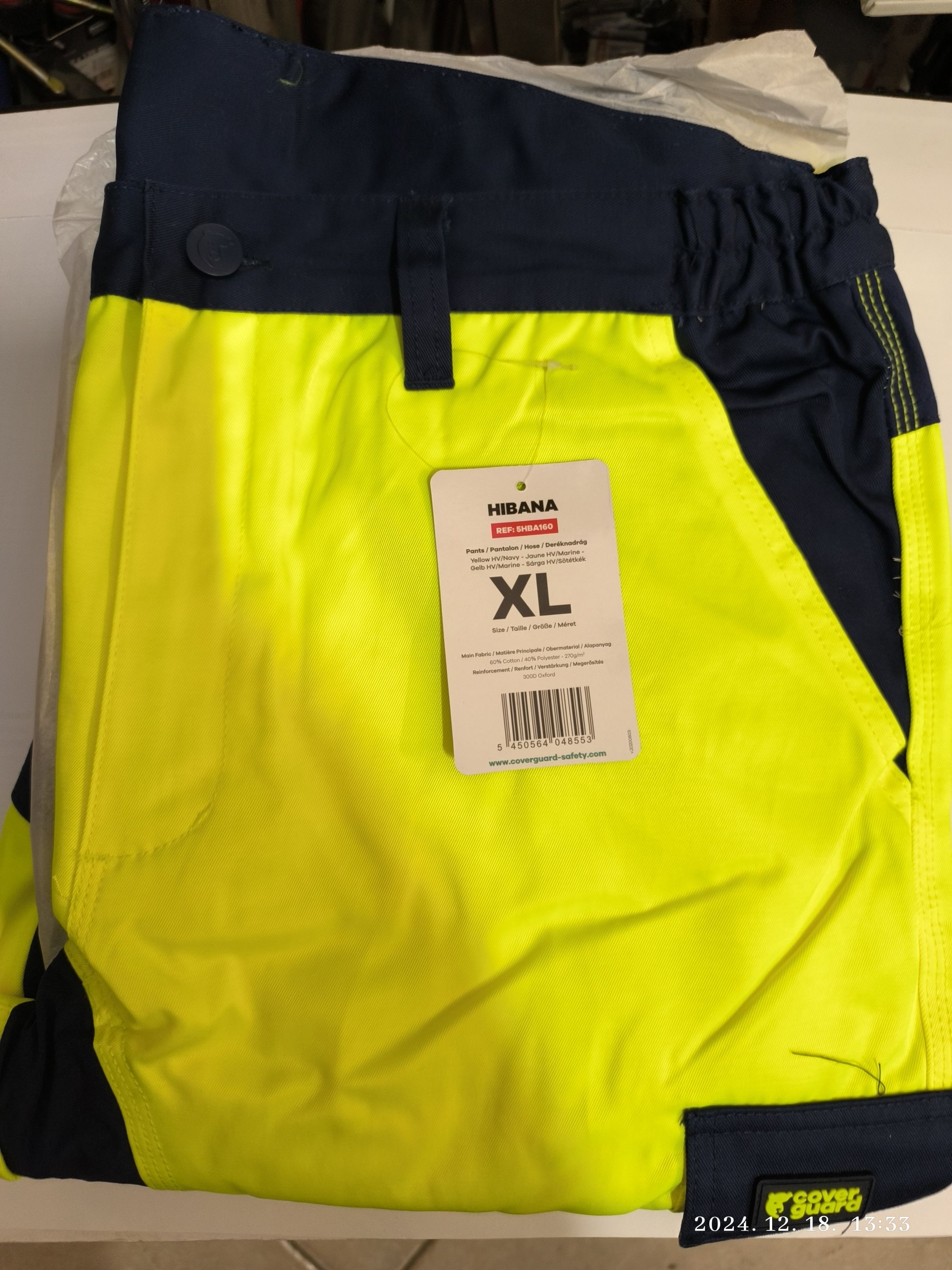 COVERGUARD Hibana Derekas nadrág Neon XL termék fő termékképe